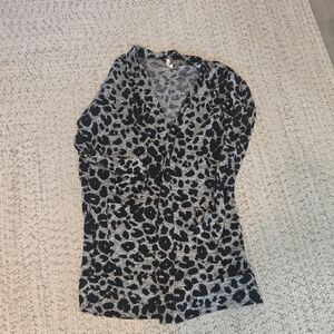 Leopard Print Cardigan